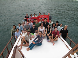 Group on Boat